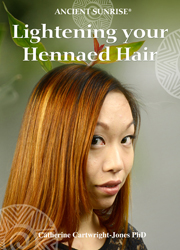 Lightening Hennaed hair